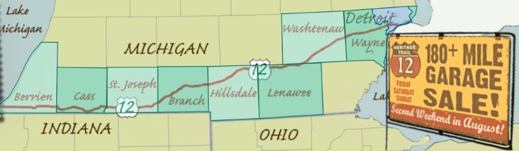 U.S. 12 Heritage Trail Garage Sale Happening This Weekend